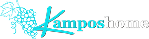 Le logo de Kampos Home hébergement à Sifnos