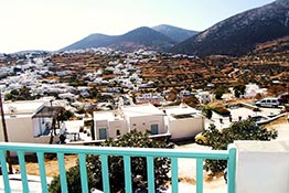 Panoramic view of Apollonia in Sifnos